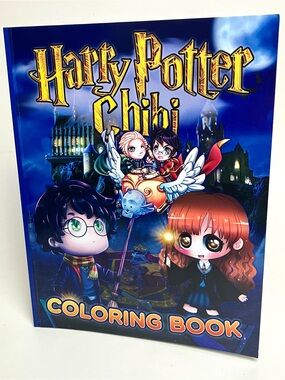 FREE w/ purchase: Harry Potter Chibi Coloring Book Colouring Wizard Magic